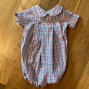 Bailey Boys plaid bubble with Peter Pan collar - 24 mo